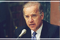 Senator Biden at a committee hearing