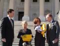 Specter & Santorum Present Washington Senators 'Terrible Towels'