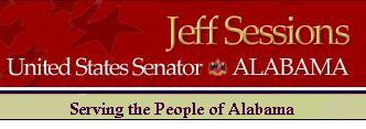 Jeff Sessions - United States Senator - ALABAMA