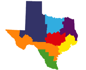 Texas Regional Map
