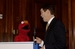 Senator Frist and Elmo encourage healthy habits in children