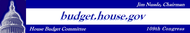 Home Page Banner for  budget dot house dot gov
