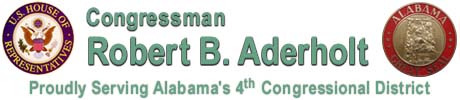 Congressman Robert B. Aderholt - Proudly Serving Alabama's Fourth Congressional District