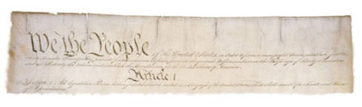 image of the Constitution of the United States, Article I