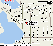 Map of Fairmont office