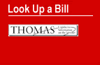 Look up a bill with Thomas
