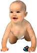 Image of a baby crawling