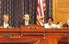 U.S. Representative Louie Gohmert serves as Chairman of a House Judiciary Subcommittee hearing focused on alien gangs.