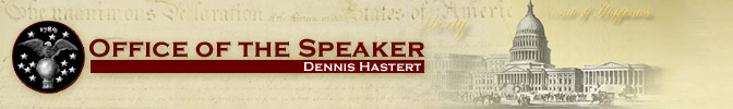 Office of the Speaker, J. Dennis Hastert