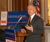 Sen. Sessions participated in a forum 