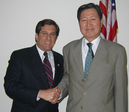 Rep. Rothman with Ambassador Tae-Silk Lee