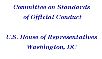 Committee on Standards of Official Conduct