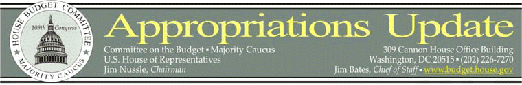 Appropriations Update banner