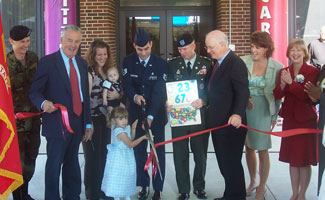 Sarbanes joins in dedicating new quality of life facility for military families at Ft. Meade.