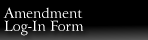 Amendment Log-In Form