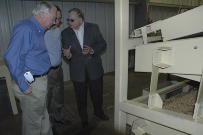 Picture: Chairman Goodlatte and Rep. Randy Neugebauer tour Birdsong Peanut Plant in Brownfield, Texas on February 3, 2006.