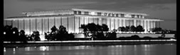 [Black and white photo of the Kennedy Center.]