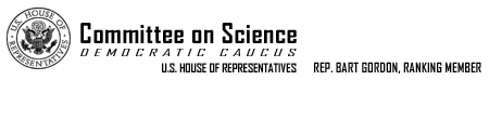 Committee on Science, Democratic Caucus