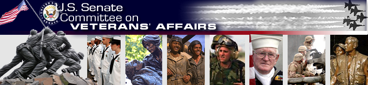 Website for the U.S. Senate Committee on Veterans' Affairs