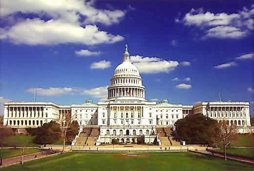 A view of the Capitol from the Mall 