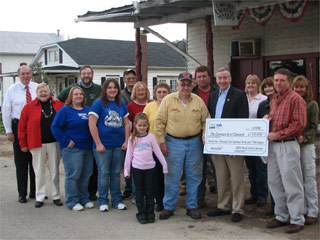 thumbnail image: Congressman Davis and several Concord area residents