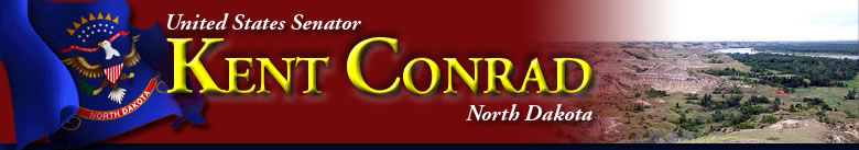 Senator Conrad - Title Banner