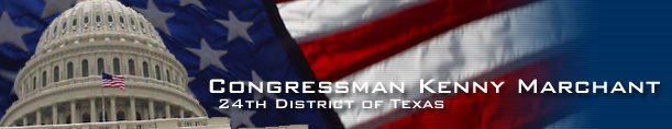 top banner graphic with capitol dome, congressman Kenny Marchant united states house of representatives