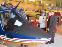  Congresswoman Schwartz visits the Augusta Aerospace plant during the August recess.

