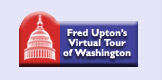 Fred Upton's Virtual Tour of Washington button