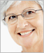 photo of a woman wearing glasses