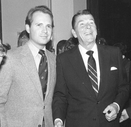 With President Reagan