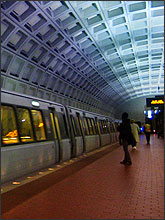 Photo of the Washington DC METRO subway system.