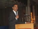 Senator Obama addresses the 25th Annual 5th Congressional District Black History Breakfast. 