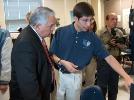 Rep. Reyes tours Chapin High School, where he unveiled his 