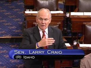 Sen. Larry Craig -- Chairman of the U.S. Senate Committee on Veterans' Affairs