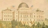 Painting of the West Front of the U.S. Capitol