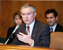 Senator Jeff Sessions in the Senate Judiciary Committee