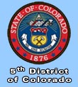 Colorado State Seal - 5th District of Colorado