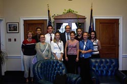 Hefley Meets with Students from Wasson High School Students in his Washington, D.C. office.