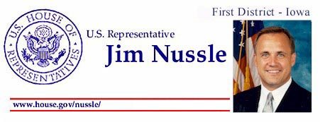[U.S. Representative Jim Nussle - Second District - Iowa]