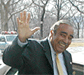 Charles B. Rangel waving