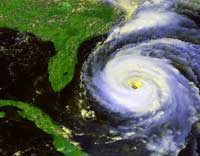 photo - Hurricane Fran (1996), courtesy of NASA