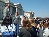 Student groups visiting the Capitol.