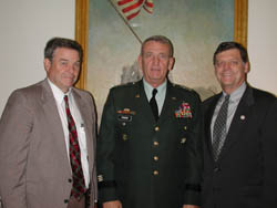 Photo of Rep. Tom Coles with General Tommy Franks
