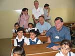 Congressman Cole in Baghdad School