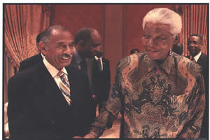 Conyers and Nelson Mandela