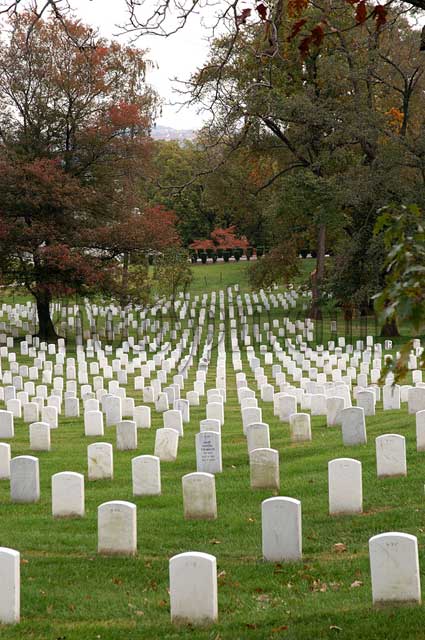 Arlington Cemetary gravestones