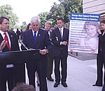 Congressman Ford at a press conference announcing the Pregnant Women Support Act