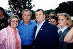 Congressman and Mrs. Jenkins with President Bush at the White House June 2003.