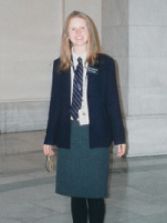 Katie Murray of State College served as a Congressional Page during the 2002-2003 school year.